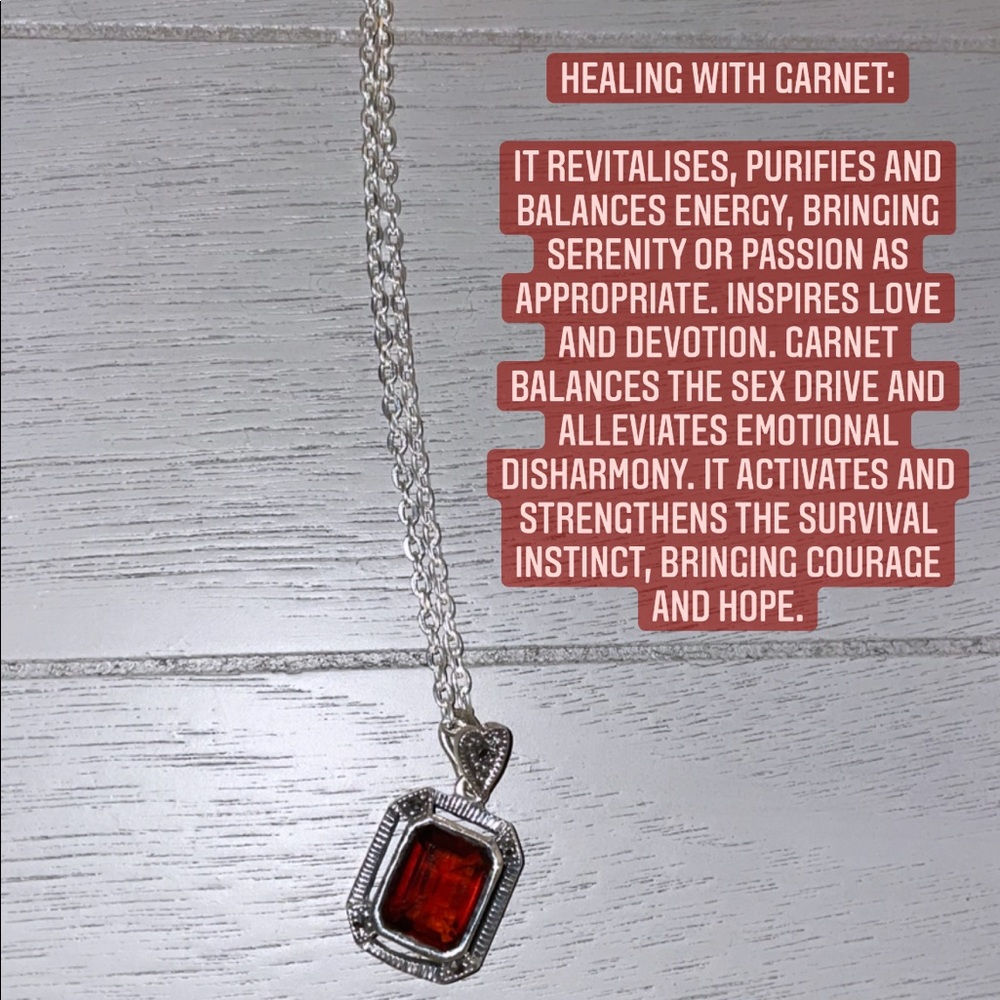 Garnet Pendant
